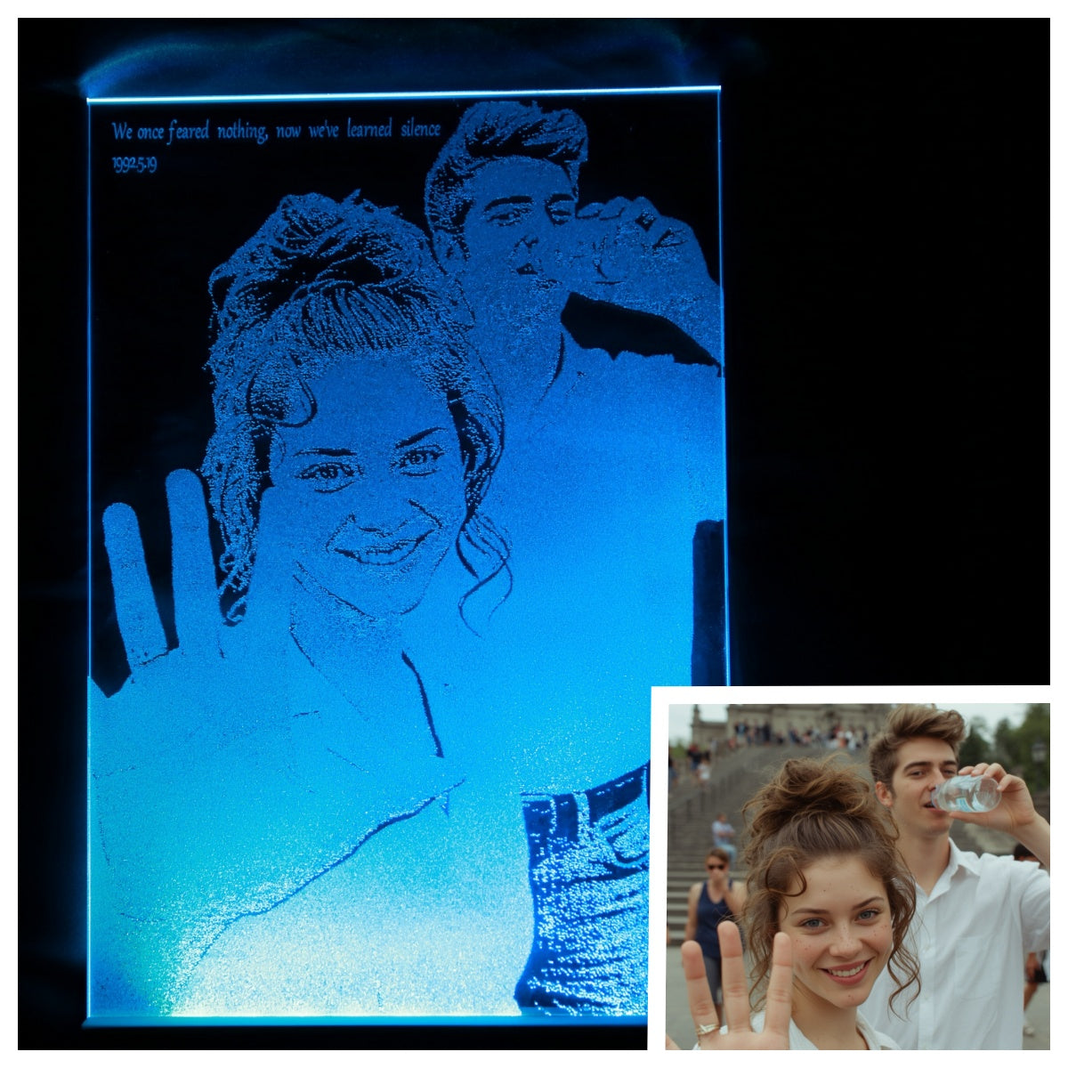 Personalized Glass Gift (Gift Box not included)